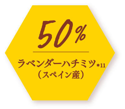 ラベンダーハチミツ（スペイン産） 50%