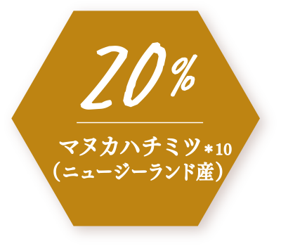 マヌカハチミツ（ニュージーランド産） 20%