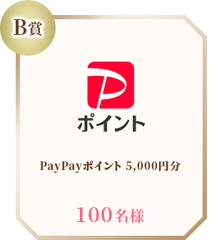 PayPayポイント 5,000円分